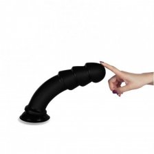 Черный фаллоимитатор King-Sized Anal Ripples