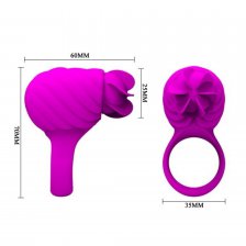 Эрекционное кольцо с ротацией Pretty Love Frances