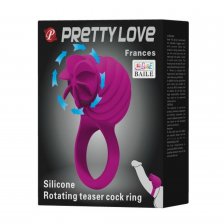 Эрекционное кольцо с ротацией Pretty Love Frances