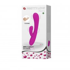 Вибратор с клиторальным стимулятором Pretty Love Harry
