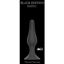 Анальная пробка Slim Anal Plug Large Black
