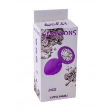 Анальная пробка Emotions Cutie Small Purple clear crystal