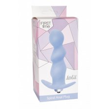 Анальная пробка с вибрацией Spiral Anal Plug Blue