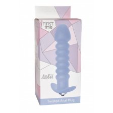 Анальная пробка с вибрацией Twisted Anal Plug Blue