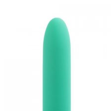 Вибромассажер Climax Smooth, 17.8 см, бирюзовый