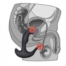 Перезаряжаемый стимулятор простаты с вибрацией Rechargeable P-spot Embracer