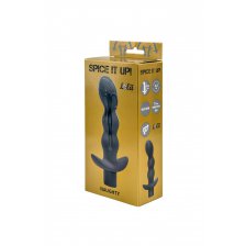 Анальная пробка с вибрацией Spice it up Naughty Dark Grey