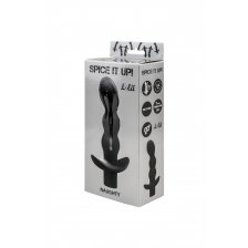 Анальная пробка с вибрацией Spice it up Naughty Black