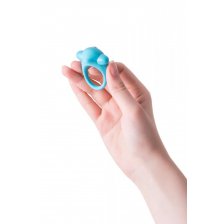 Эрекционное кольцо TOYFA A-Toys, силикон, голубое, 5,2 см