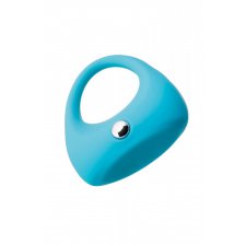 Эрекционное кольцо TOYFA A-Toys, силикон, голубое, 5,4 см