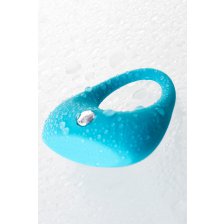 Эрекционное кольцо TOYFA A-Toys, силикон, голубое, 5,4 см