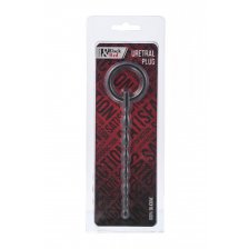 Уретральный плаг TOYFA Black&Red, черный