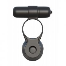 Вибро-кольцо для двойного проникновения Fantasy C-Ringz Posable Partner Double Penetrator