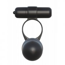 Вибро-кольцо для двойного проникновения Fantasy C-Ringz Posable Partner Double Penetrator