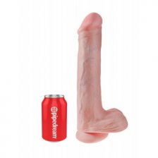 Фаллоимитатор на присоской King Cock 13" Cock with Balls