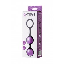 Вагинальные шарики TOYFA A-toys, ABS пластик+силикон, фиолетовые, 14 см