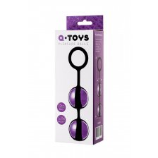 Вагинальные шарики TOYFA A-toys, ABS пластик+силикон, фиолетовые, 15 см