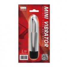 Серебристый вибратор Lady Finger