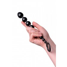 Анальная цепочка Toyfa A-toys M ,TPE, черный, 28,3см