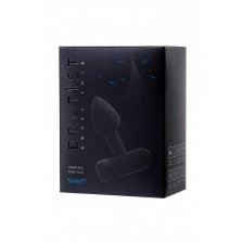 Анальная втулка Erotist SHAFT, силикон, чёрный, 6,9 см