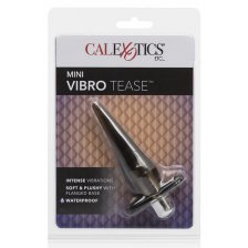 Анальная пробка-мини с вибрацией MINI VIBRO TEASE - SMOKE