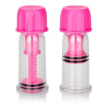 Помпы для сосков Nipple Play® Vacuum Twist Suckers розовые