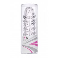 Насадка TOYFA, TPE, прозрачный, 12, 5 см