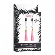 Зажимы для сосков Glamor Tassel Nipple Clamp Pink
