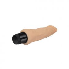 Телесный виброфаллос Real Feel CyberSkin 8 in