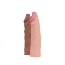 Телесная удлиняющая насадка Pleasure X-tender Series 4 см