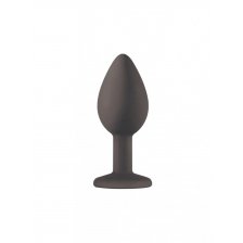 Анальная пробка Emotions Cutie Small Black moonstone crystal