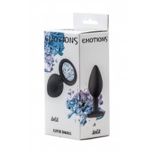 Анальная пробка Emotions Cutie Small Black moonstone crystal