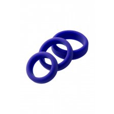 Эрекционное кольцо на пенис TOYFA A-Toys, Силикон, Фиолетовый, Ø4,5/3,8/3,2 см