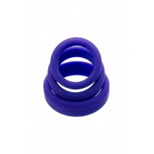 Эрекционное кольцо на пенис TOYFA A-Toys, Силикон, Фиолетовый, Ø4,5/3,8/3,2 см