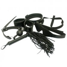 Бондажный набор черного цвета Mistress Bondage