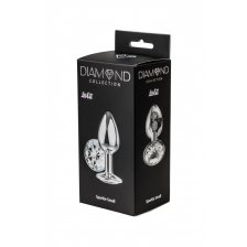 Анальная пробка Diamond Clear Sparkle Small