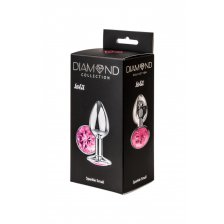 Анальная пробка Diamond Pink Sparkle Small
