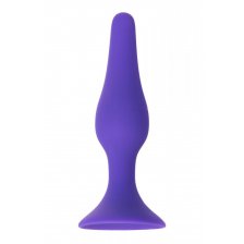 Анальная втулка TOYFA A-Toys , Силикон, Фиолетовый, 12,5 см