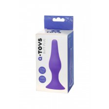 Анальная втулка TOYFA A-Toys , Силикон, Фиолетовый, 12,5 см