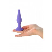 Анальная втулка TOYFA A-Toys , Силикон, Фиолетовый, 12,5 см