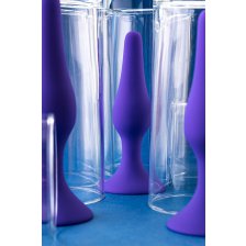 Анальная втулка TOYFA A-Toys , Силикон, Фиолетовый, 12,5 см