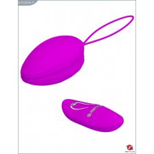 Виброяйцо Hyper Egg с дистанционым пультом и силиконовым чехлом, фиолетовое