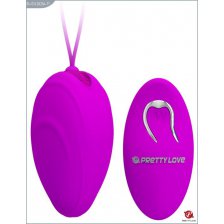 Виброяйцо Hyper Egg с дистанционым пультом и силиконовым чехлом, фиолетовое