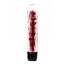 Вибратор TOYFA Trio Vibe, TPE, красный, 15,5см