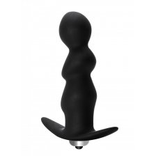 Анальная пробка с вибрацией Spiral Anal Plug Black
