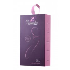 Многофункциональный вибромассажер Eromantica Uma, Силикон, Фиолетовый, 20 см