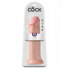 Фаллоимитатор King Cock 12 Cock Flesh с присоской
