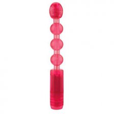 Анальная цепочка с вибрацией Waterproof Flexible Anal Beads Pink