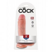 Фаллоимитатор с присоской King Cock Dual Density 8 in