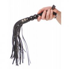 Черная плеть FF Series Beaded Cat-o-Nine Tails